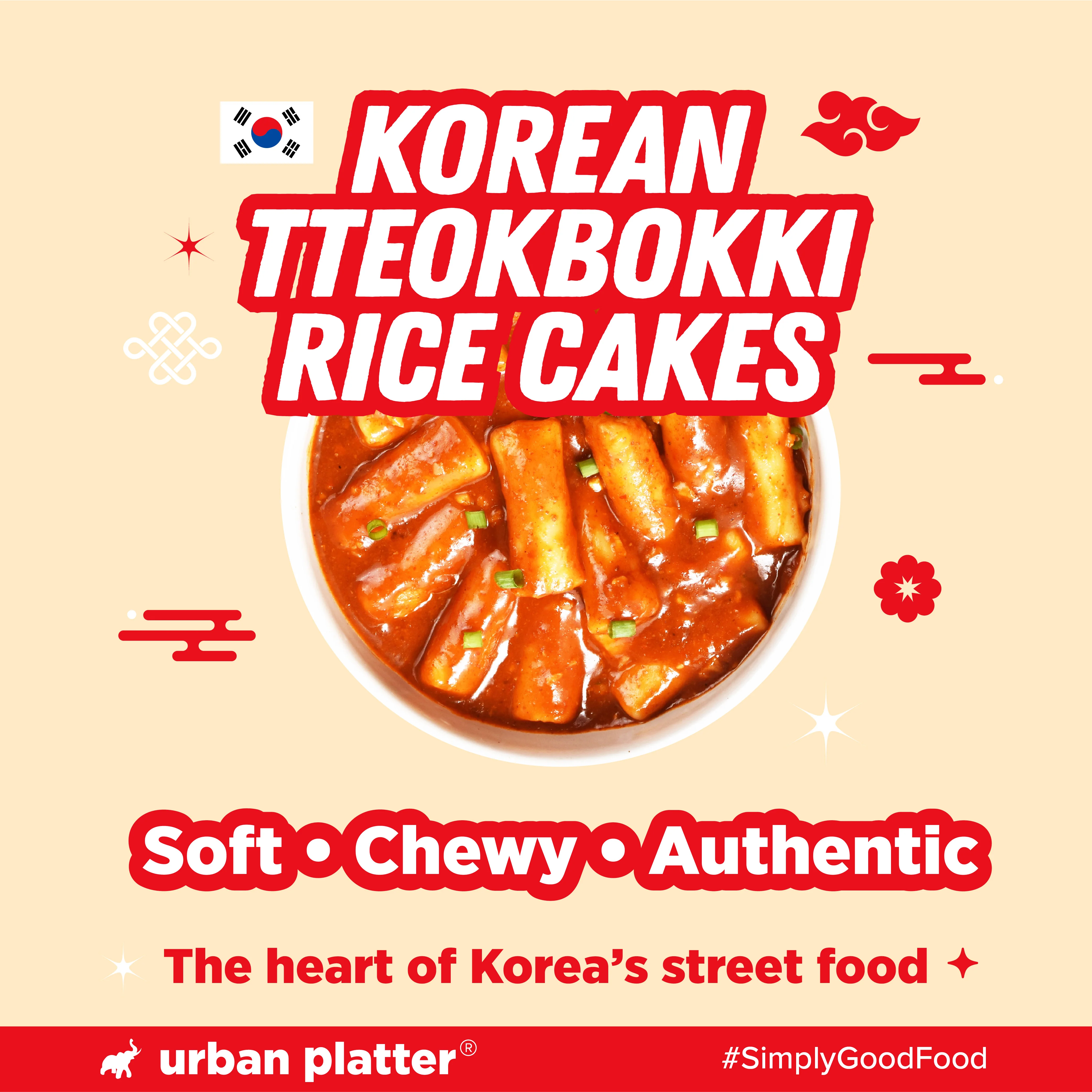 Classic Korean Tteokbokki Rice Cakes, 400g (200g x 2N | Soft & Chewy Garaetteok | Ready to Cook K-Drama Food | No Preservatives) - Image 4