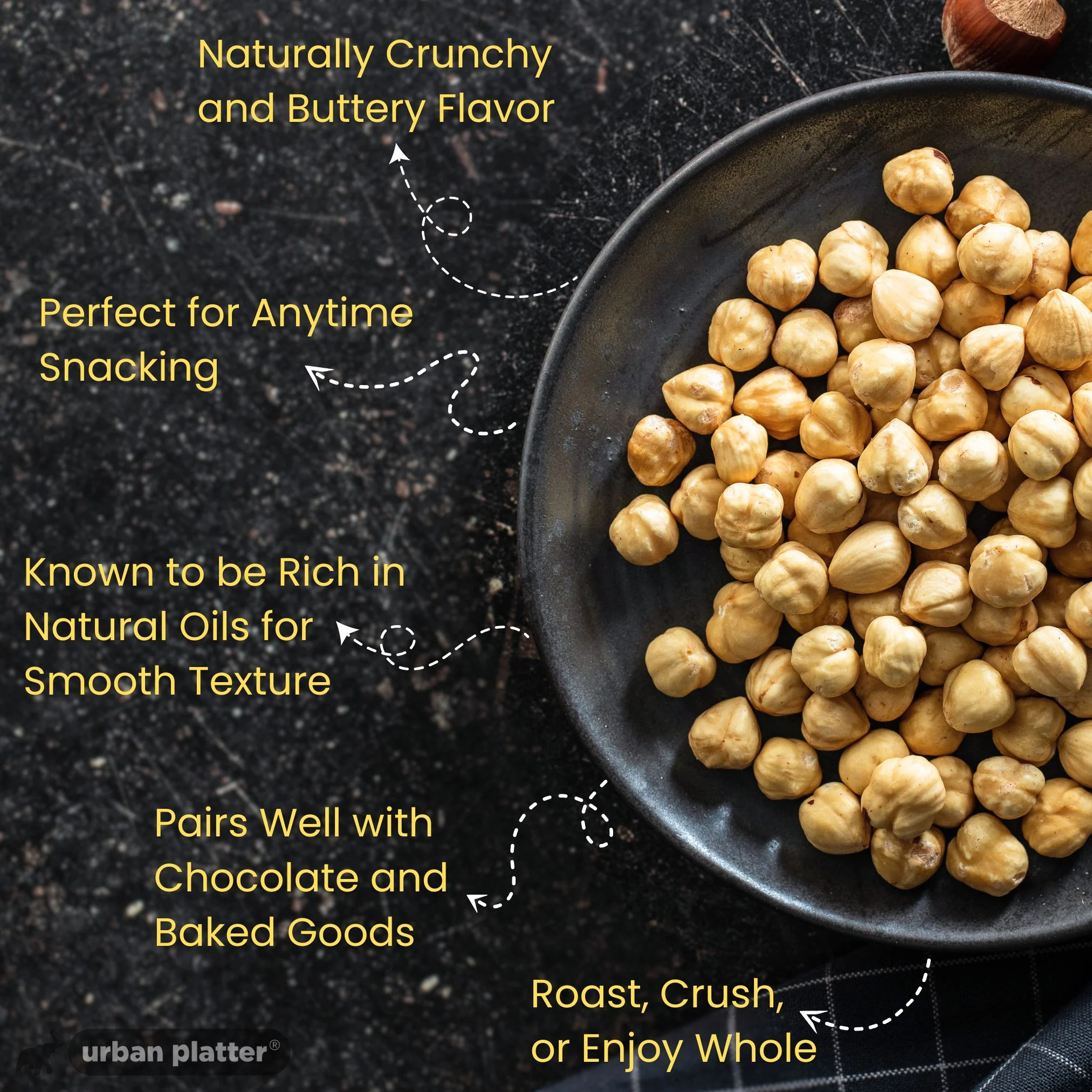 Exotic Hazelnut Kernels, 500g (Protein & Fibre-Rich | Nutrient-Dense | Perfect for Snacking & Desserts) - Image 4
