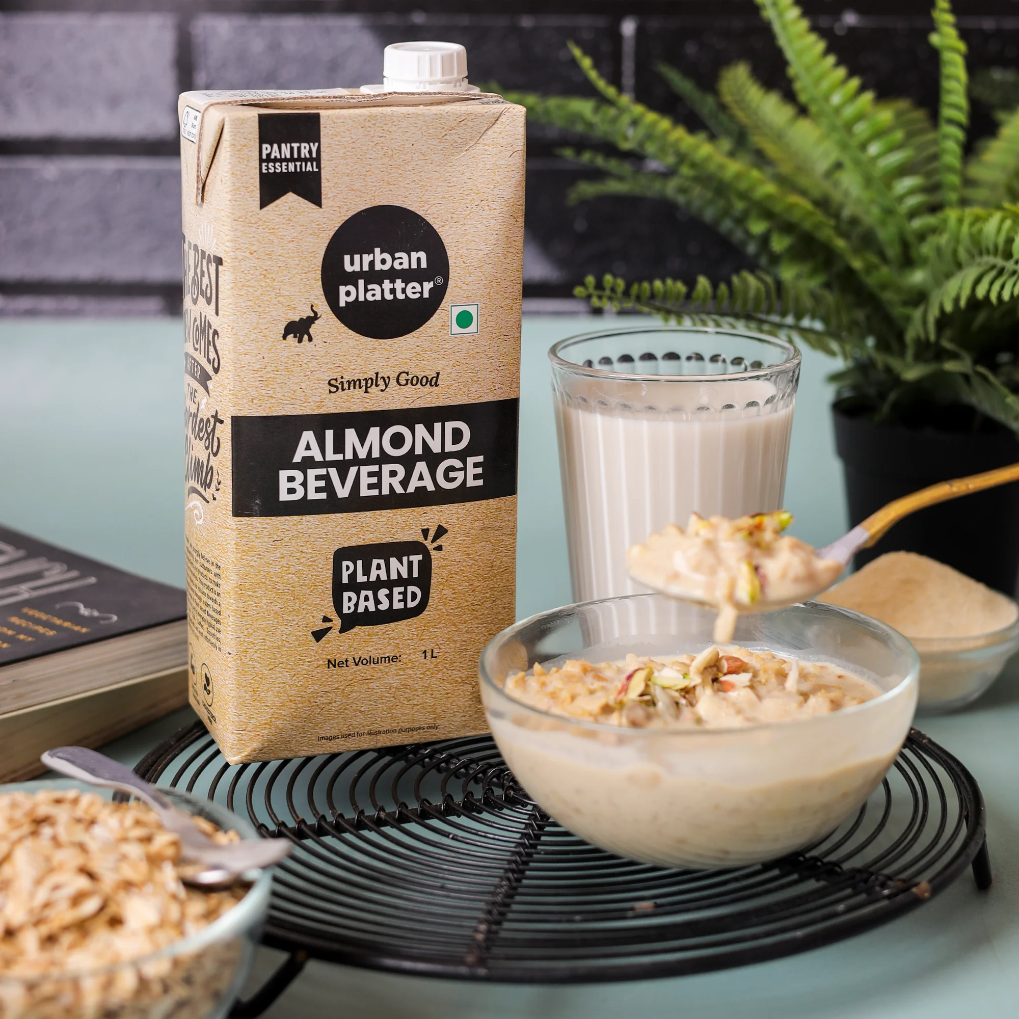 Almond Milk, 1 Litre, Pack of 2 (Unsweetened | Lactose-Free | Plant-Based Milk Alternative | Works Beautifully in Tea and Coffee) - Image 10
