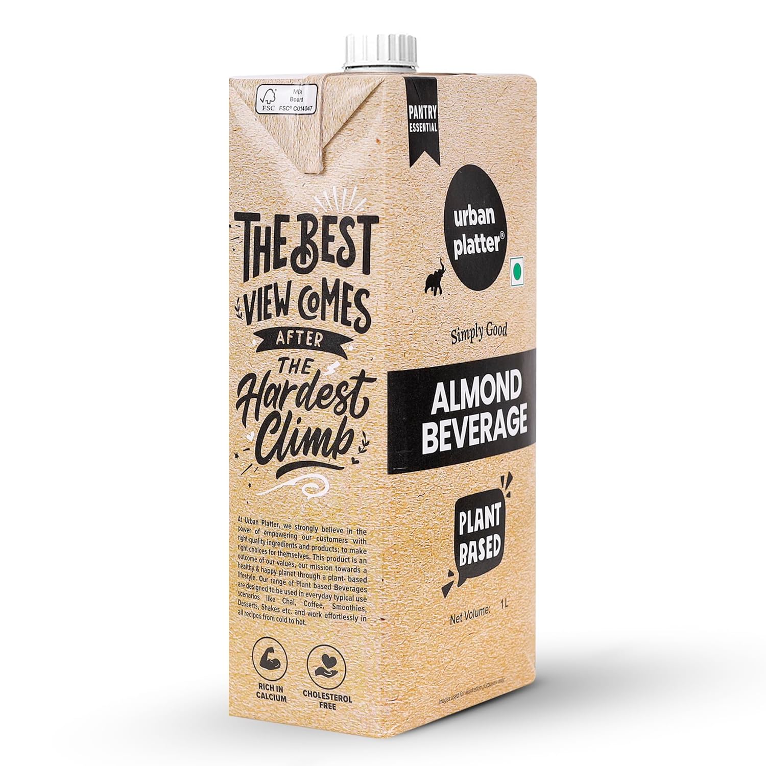 Almond Milk, 1 Litre, Pack of 6 (Unsweetened | Lactose-Free | Plant-Based Milk Alternative | Works Beautifully in Tea and Coffee) - Image 5