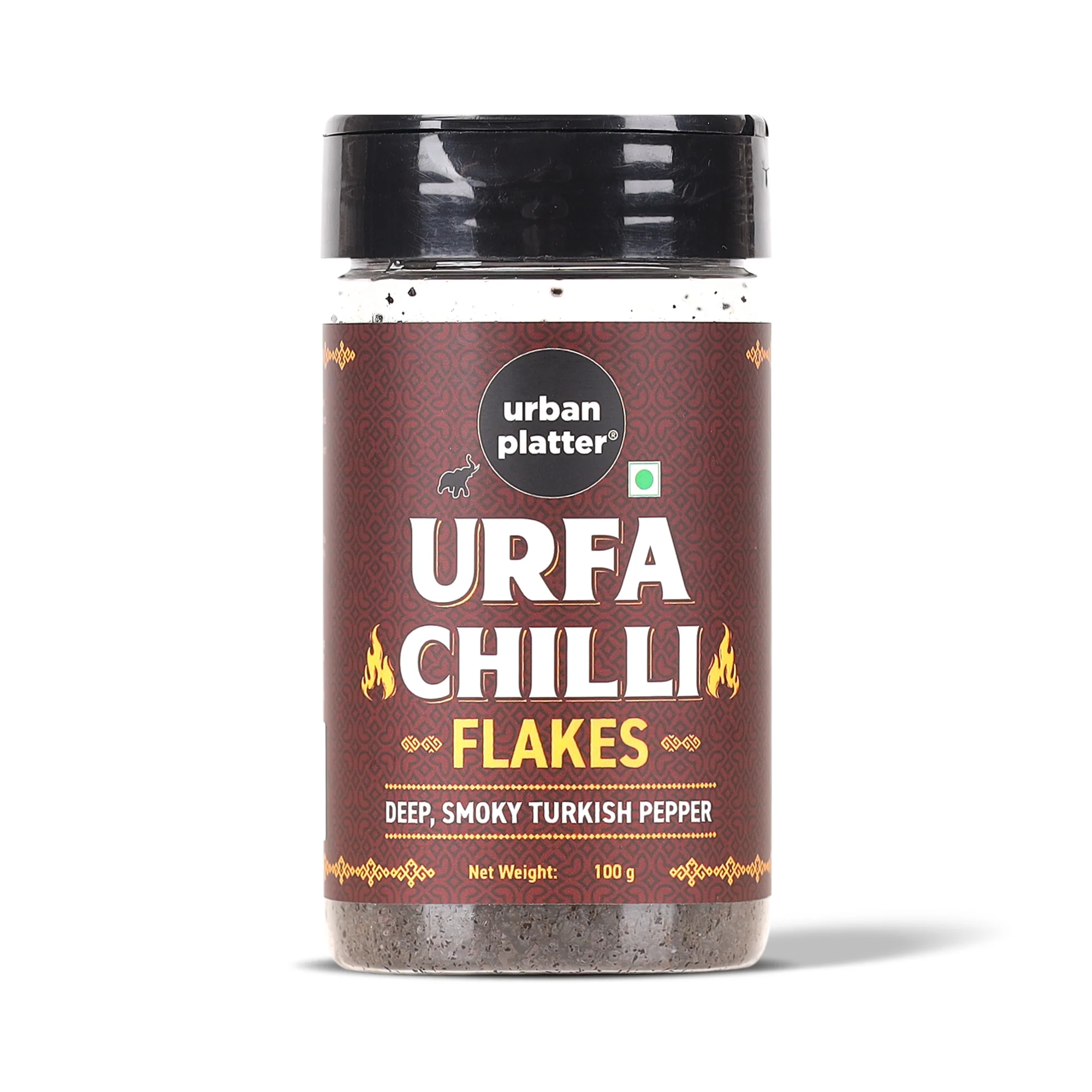 Urfa Chilli Flakes,100g (Urfa Biber, Deep Smoky Turkish Pepper, Mild Heat, Raisin-Like Sweetness, Gourmet Finishing Spice)