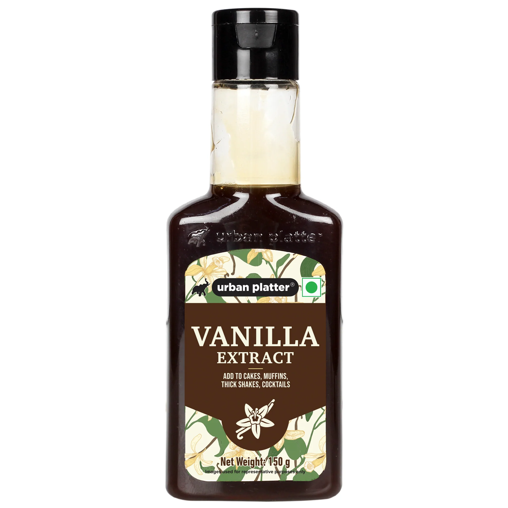 Vanilla Extract, 150g (Ideal for Baking | Madagascar Bourbon Vanilla Extract | Alcohol-Free)