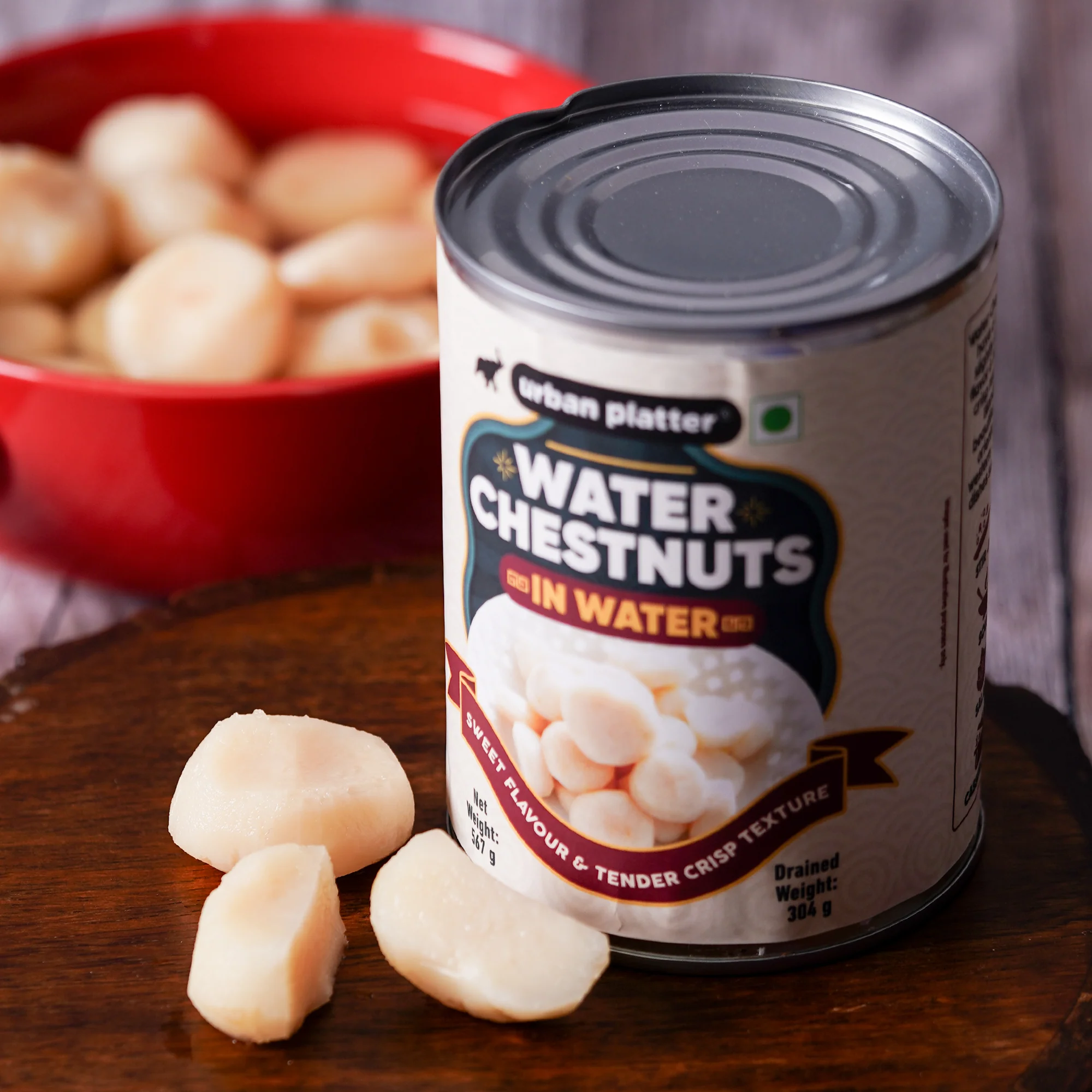 Water Chestnuts in Water, 567g (Drained Weight - 304g, Sweet, Tender, Ideal for Stir-Fries, Asian Dishes) - Image 5