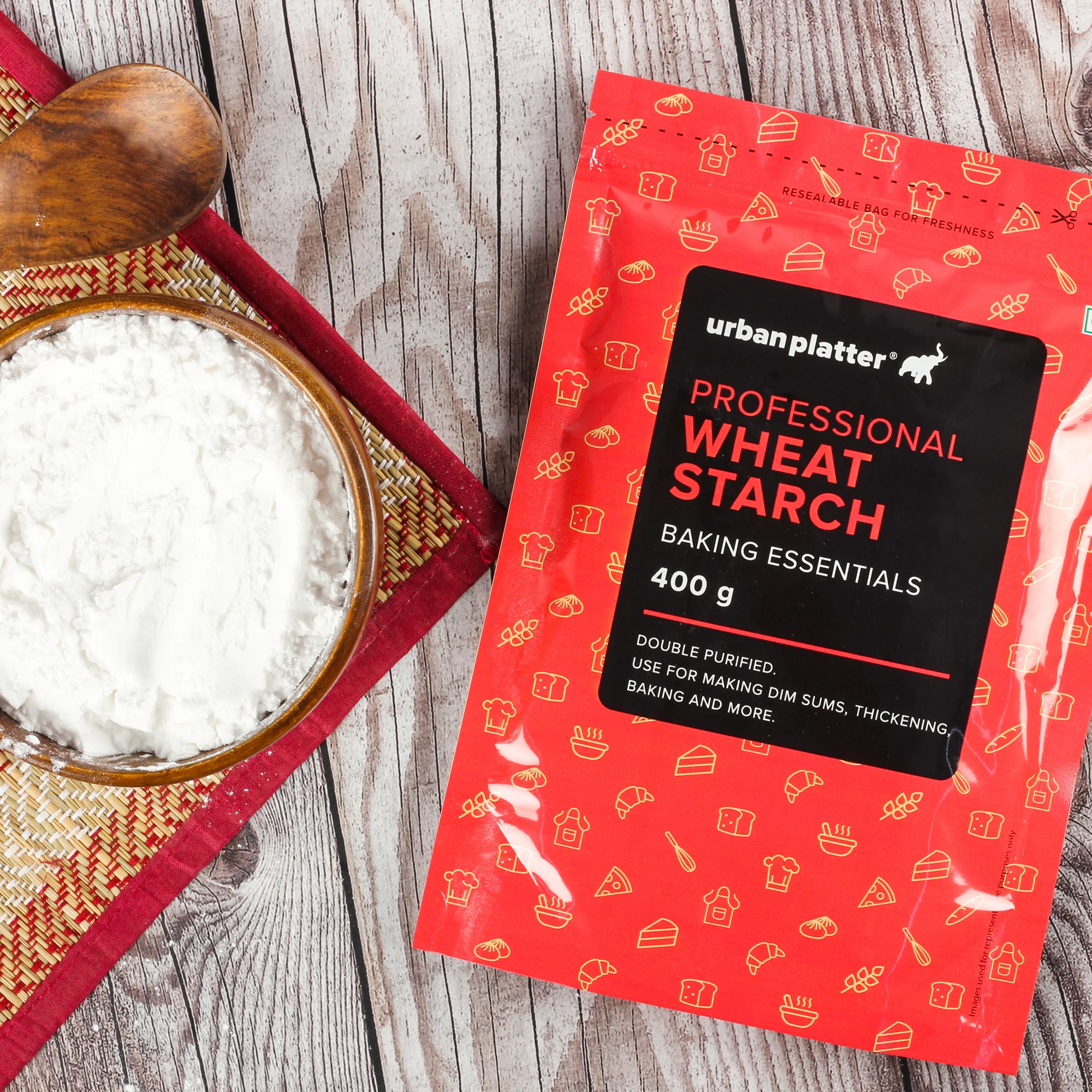 Wheat Starch Powder, 400g - Image 5