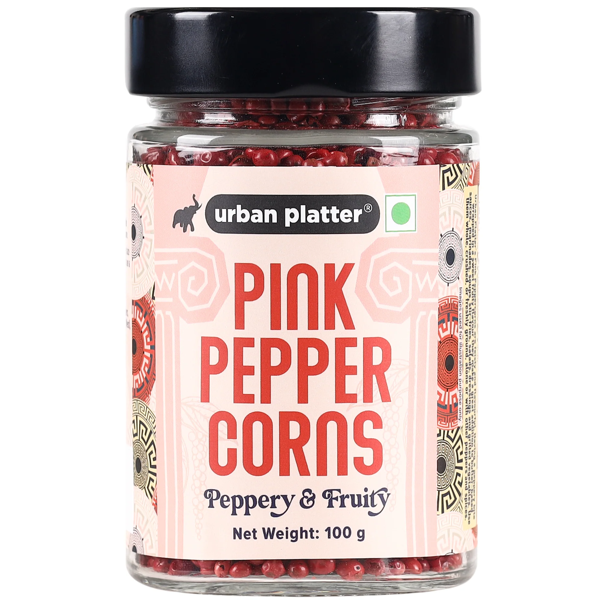 Whole Pink Peppercorns, 100g (Mild & Aromatic Pepper | Subtle Fruity Notes | Ideal for Salads & Finishing Dishes)