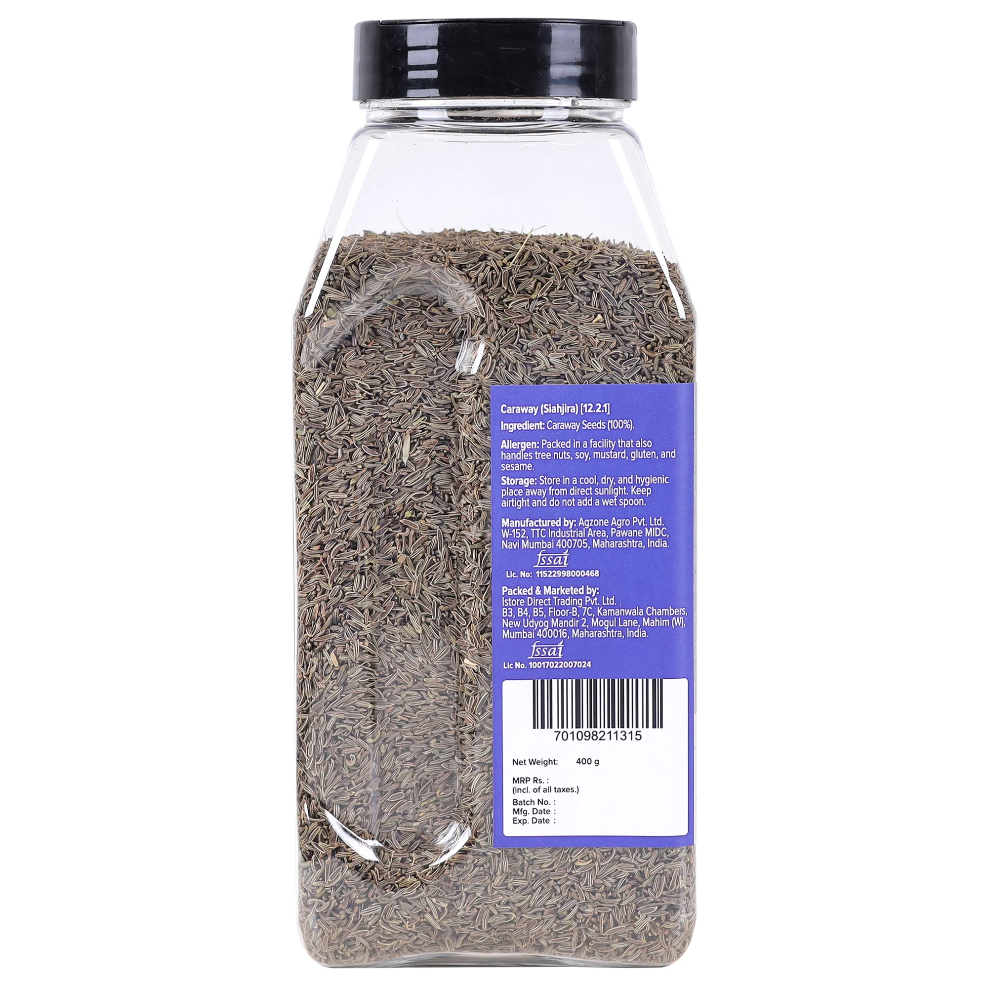 Whole Shahi Jeera, 400g (Shahi Jeera | Whole spices | Caraway seeds | Indian Khada Masala) - Image 2