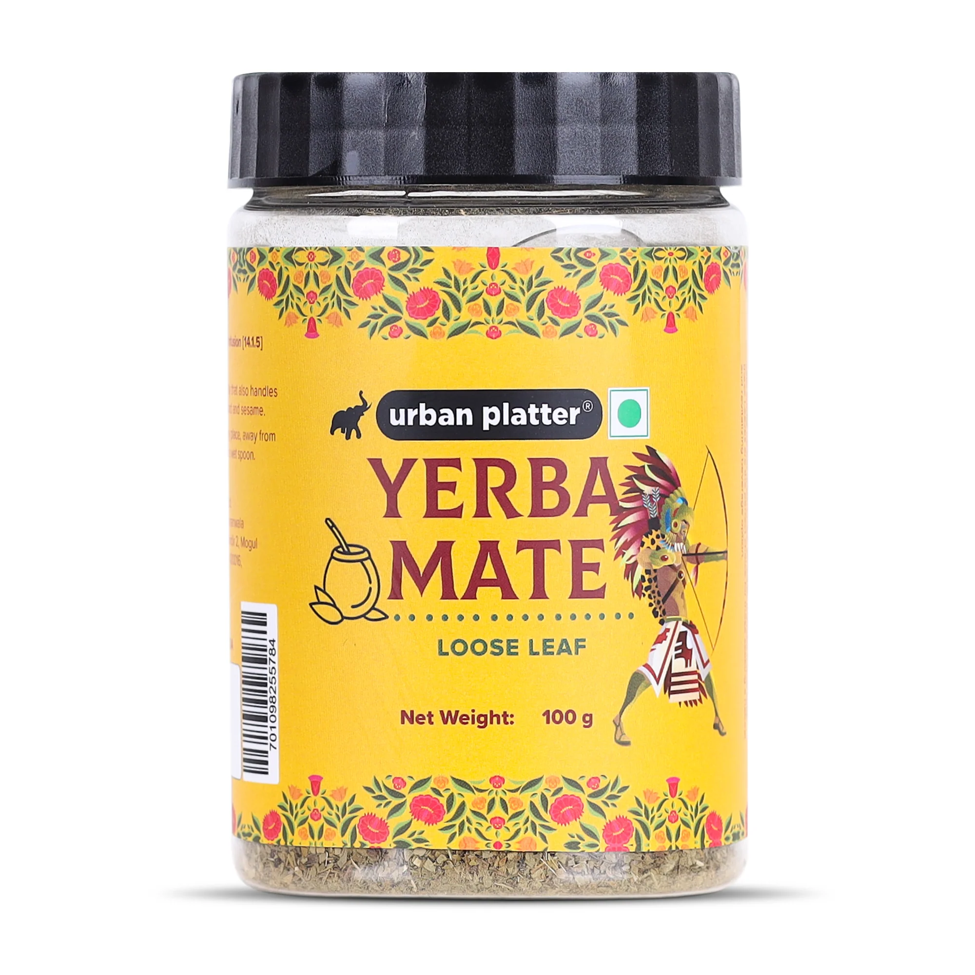 Yerba Mate, 100g (Loose Leaf | Energizing | Supports Metabolism)