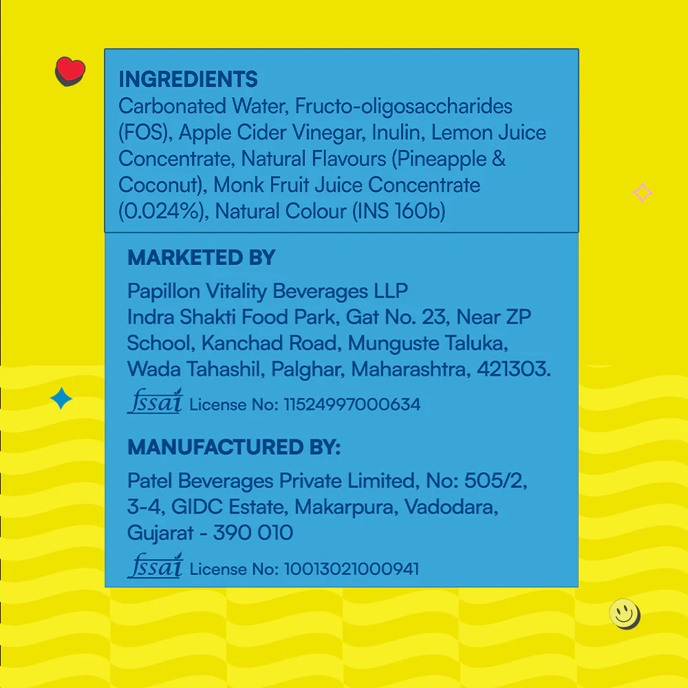 Variety Pack Crafted Soda, 250ml x 4 (10g Fibre, Zero Added Sugar) - Image 8