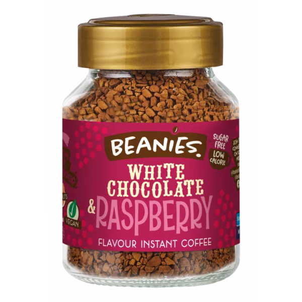 White Chocolate & Raspberry Flavour Coffee, 50g