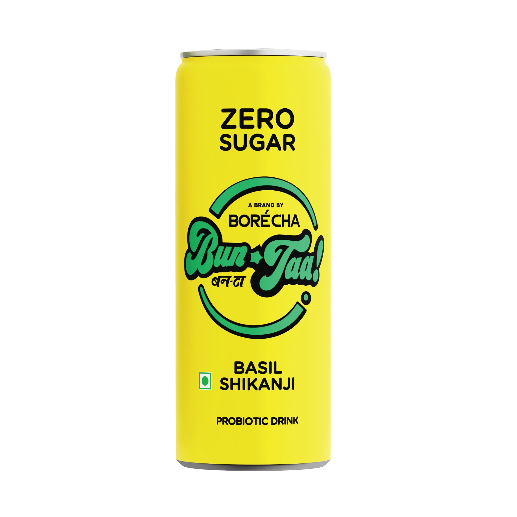 Zero Sugar Probiotic Basil Shikanji Bun-taa! Series, 300ml